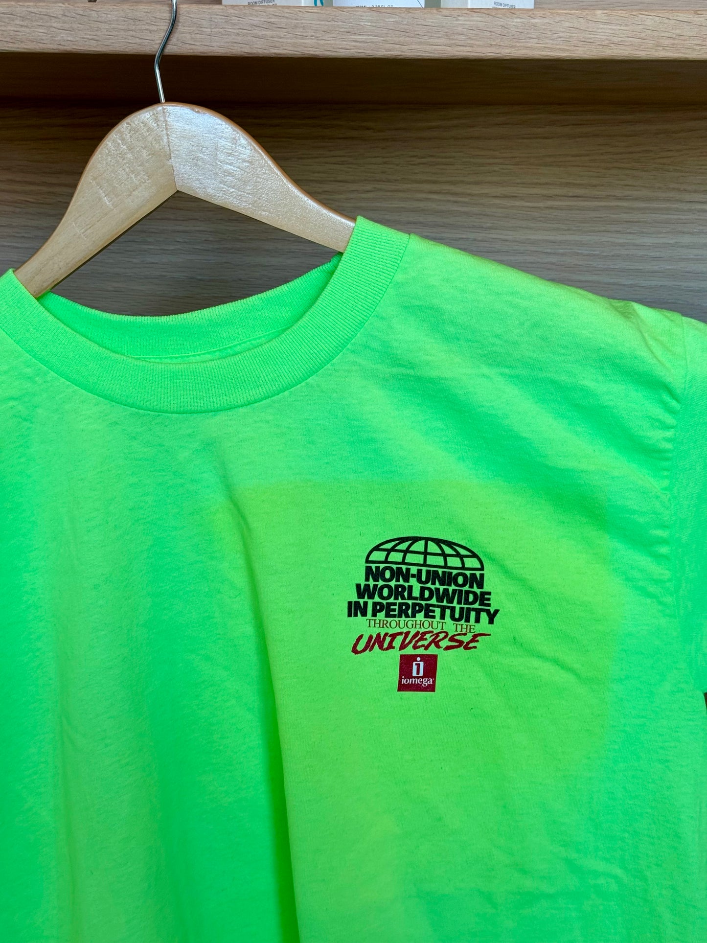 IOMEGA Non-Union Shirt in SR. MANAGER green, special manager edition